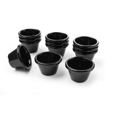 Miska Ramekin, HENDI, 0,045L, Černá, 12 ks, ⌀60x(H)35mm | 565605